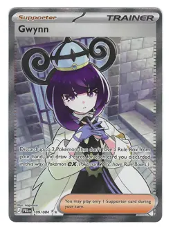 Gwynn 109/084 ME05: Pitch Black NM Pokemon TCG Ultra Rare - Image 1