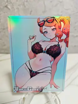 Sonia Trading Card Waifu Goddess Story Anime Girl holo Karte Manga Full Art - Image 1