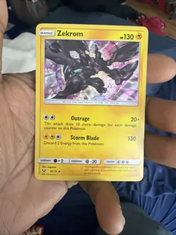 Zekrom 35/73 Shining Legends Holo Rare Pokemon - Image 1
