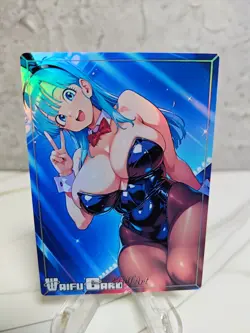 Bulma DBZ Trading Card Waifu Goddess Story Anime Girl holo Karte Manga Full Art - Image 1