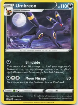 Umbreon 009/015 Promo McDonald's Promos 2024 Pokemon Near Mint - Image 1
