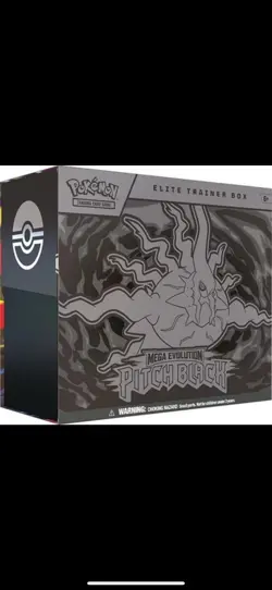 Pokemon TCG : Mega Evolution - Pitch Black ETB Elite Trainer Box - New/Sealed - Image 1