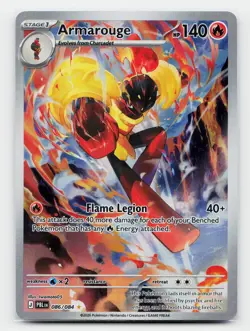 Armarouge Illustration Rare ME05: Pitch Black 086/084 Pokemon TCG - Image 1