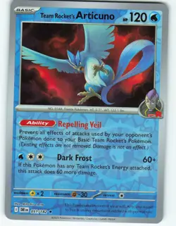 Team Rocket's Articuno - Reverse Holo - 51/182 Destined Rivals - Pokemon TCG - Image 1