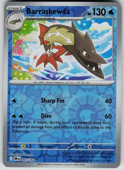 BARRASKEWDA 063/182 NM REVERSE HOLO DESTINED RIVALS / A63-18 - Image 1