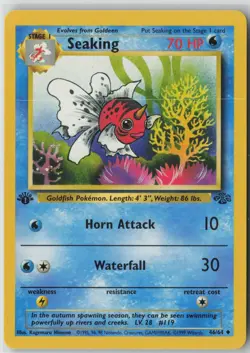 Seaking 46/64 Uncommon Jungle Pokemon 1st Edition Near Mint - Image 1