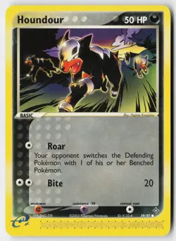 Pokemon Houndour - 59/97 - Common Dragon LP - Image 1