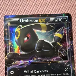 Umbreon EX 55/124 Fates Collide Holo Ultra Rare ENG 170HP - Image 3