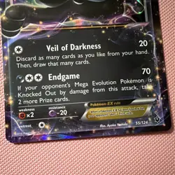 Umbreon EX 55/124 Fates Collide Holo Ultra Rare ENG 170HP - Image 4