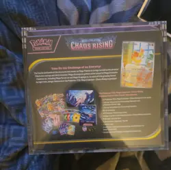 Pokemon TCG: Chaos Rising Pokemon Center Elite Trainer Box ETB with acrylic - Image 3