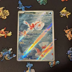Goldeen 087/084 Illustration Rare Pitch Black Pokemon Holo Near Mint - Image 1