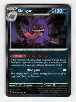 Gengar ME03: Perfect Order 050/088 Pokemon Rare Holofoil NM - Image 1