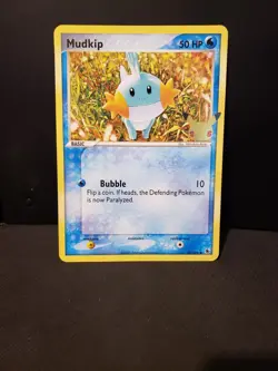 POKEMON CELEBRATIONS JUMBO MUDKIP 59/109 25TH ANNIVERSARY LP CONDITION - Image 1