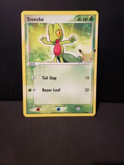 POKEMON CELEBRATIONS JUMBO TREECKO 76/109 25TH ANNIVERSARY LP CONDITION - Image 1