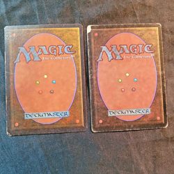 MAGIC THE GATHERING CARDS EARLY 1990s, CIRCLE OF PROTECT GREEN & GIANT TORTOISE - Image 2