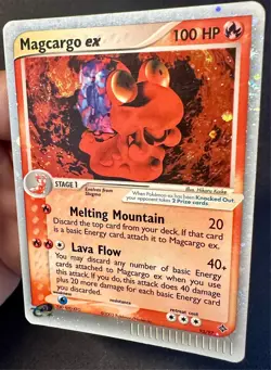 Magcargo ex SWIRL! 95/97 2003 EX Dragon Pokemon Card TCG Nintendo Holo Rare - Lp - Image 3