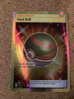 Pokemon TCG Nest Ball Sun & Moon Set #158/149 Holo Secret Rare Card 2017 - Image 1