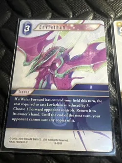 Unei 19-119L - Y’shtola 19-124L - Final Fantasy TCG Legend Cards - NM - Image 4