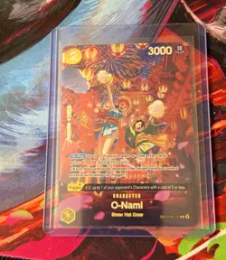 Bandai One Piece CCG Wings of the Captain O-Nami OP06-101 SP Special 3000 - Image 1