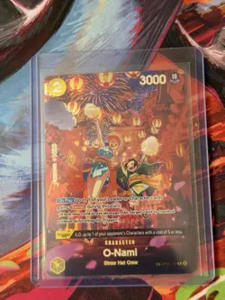 Bandai One Piece CCG Wings of the Captain O-Nami OP06-101 SP Special 3000 - Image 2