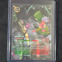 Disney Lorcana TCG Mad Hatter Unruly Eccentric Enchanted Holo 213/204 EN - Image 1