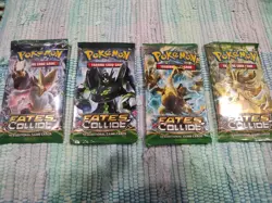 Pokemon TCG: XY-Fates Collide Booster Pack (10 Cards) Factory Sealed 4x - Image 1
