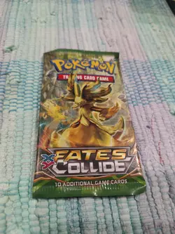 Pokemon TCG: XY-Fates Collide Booster Pack (10 Cards) Factory Sealed 4x - Image 2