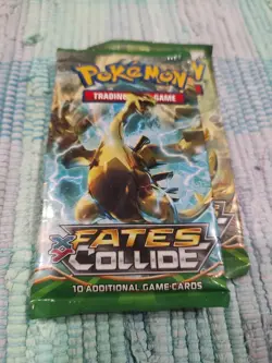 Pokemon TCG: XY-Fates Collide Booster Pack (10 Cards) Factory Sealed 4x - Image 3