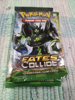 Pokemon TCG: XY-Fates Collide Booster Pack (10 Cards) Factory Sealed 4x - Image 4