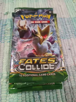 Pokemon TCG: XY-Fates Collide Booster Pack (10 Cards) Factory Sealed 4x - Image 5