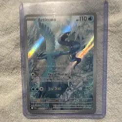 Pokemon Articuno 161/159 Sv09 Journey Together IR Full Art Holo with card sleeve - Image 1