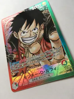 ONE PIECE Card Monkey D. Luffy OP01-003 LParallel ROMANCE DAWN Japan - Image 5