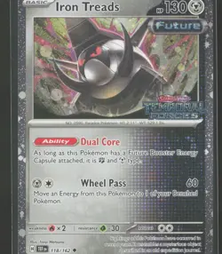 Iron Treads (Temporal Forces Stamped 118/162 NM Pokemon Card - Image 1