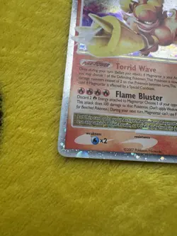 Pokemon TCG Magmortar LVL x Reverse Holo Rare Card 123/123 Mysterious Treasures - Image 2