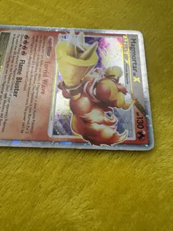 Pokemon TCG Magmortar LVL x Reverse Holo Rare Card 123/123 Mysterious Treasures - Image 4