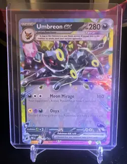 Pokemon TCG Umbreon EX 60/131 Double Rare Prismatic Evolutions Card NM - Image 1