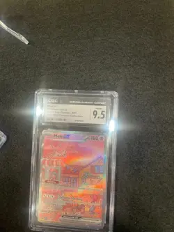 Pokemon CGC 9.5 Mew ex 053 Scarlet & Violet Promo Cards Holo English 151 MINT+ - Image 3