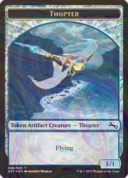 Foil Thopter // Thopter Token - Unstable Tokens - 6 | MTG Card - Image 1
