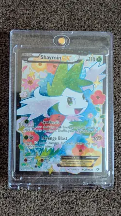 Pokemon Card Shaymin-EX Holo RC21/RC25 Radiant Ultra Rare 110 HP Eng 2013 - Image 2