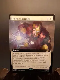 Heroic Sacrifice (Extended Art) Commander: Marvel Super Heroes MTG Regular NM - Image 1