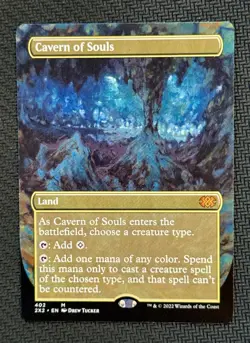 Cavern of Souls (Borderless) Double Masters 2022 Mtg Regular - Image 1