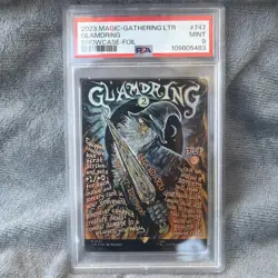 Glamdring Borderless Poster NM Foil MTG Lord of the Rings PSA 9 - Image 1