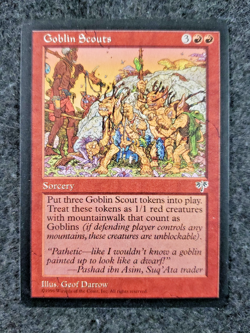Goblin Scouts Magic the Gathering (Mirage) NM Never Played MTG .....(DS3D1K3) - Image 1