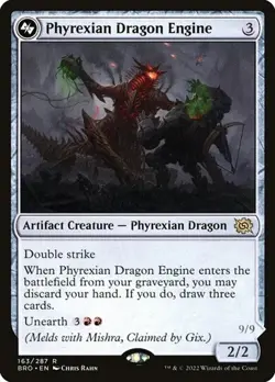 Phyrexian Dragon Engine BRO NM MTG - Image 1