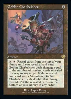 Goblin Charbelcher - Retro Frame The Brother's War Retro Artifacts NM MTG - Image 1