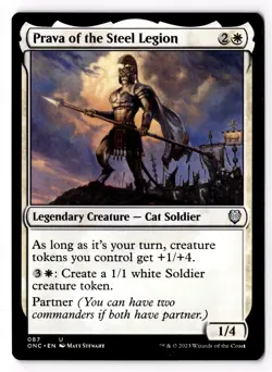 Prava of the Steel Legion 87 Commander: Phyrexia: All Will Be One Normal NM - Image 1