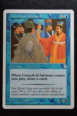 Magic The Gathering MTG COUNCIL OF ADVISORS Portal Three Kingdoms LP - Image 1