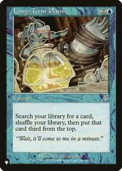 Long-Term Plans - Retro Frame The List NM MTG - Image 1