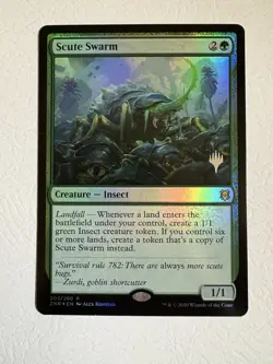 Scute Swarm Promo Pack Foil Zendikar Rising MTG Magic the Gathering NM - Image 1