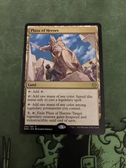 MTG Magic the Gathering Plaza of Heroes (252/552) Dominaria United LP - Image 1